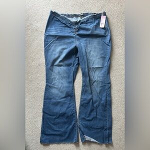 Size 20 Low Rise Flair Stretchy Jeans